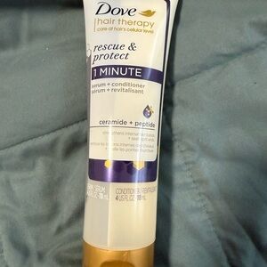 Dove Hair Therapy Rescue & Protect Serum Conditioner - Gold and White